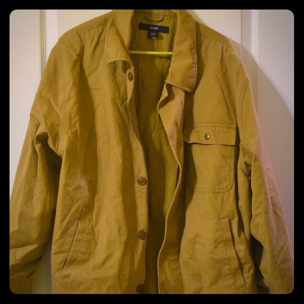 Men’s Gap Canvas Lined Jacket, never worn.
